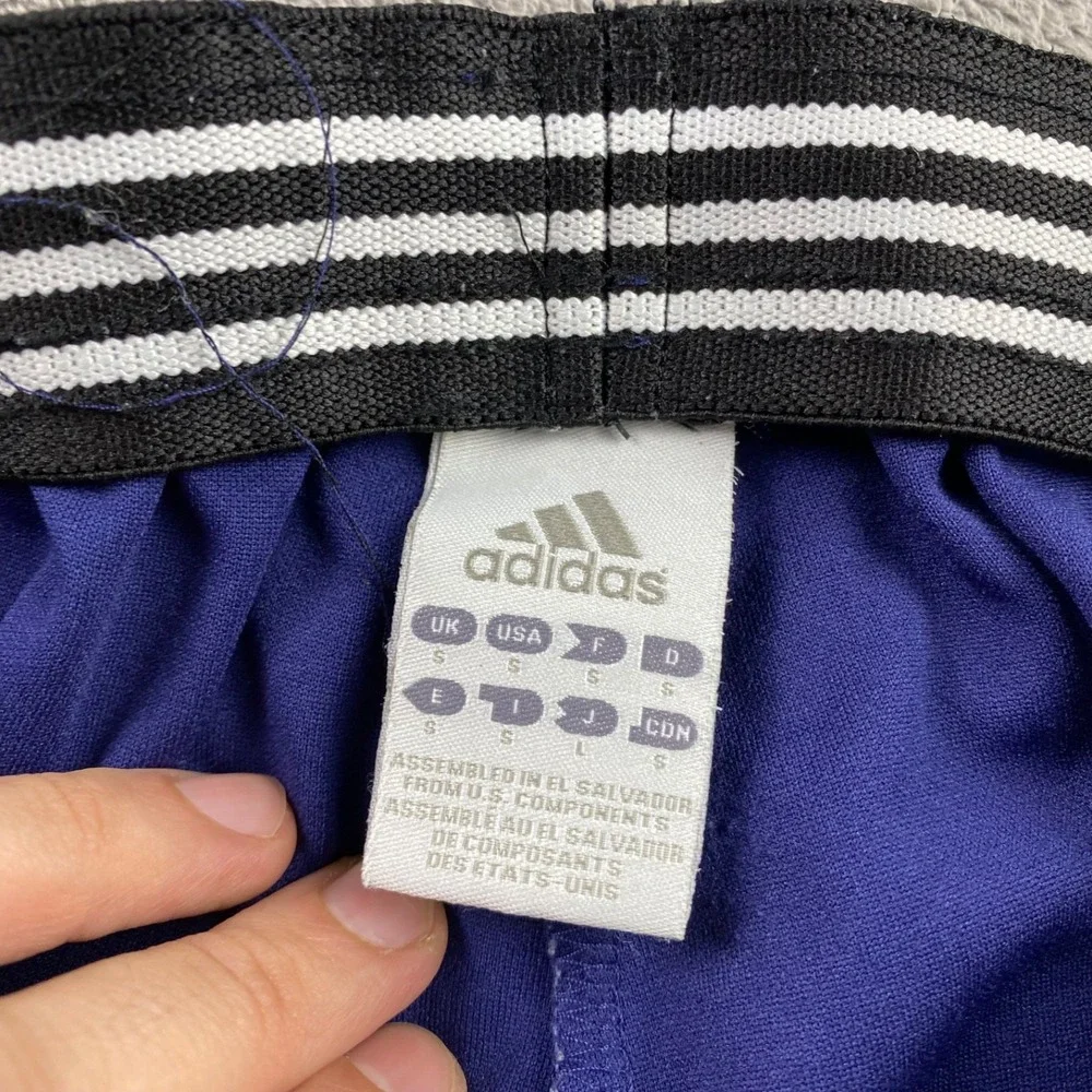Vintage Adidas Running Jogging Soccer Shorts Mens Size Small Navy Blue